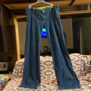 Miss Me Jeans| Miss Me Flap Pocket Jeans| Low Rise| Wide Leg Flare| Size 12.
